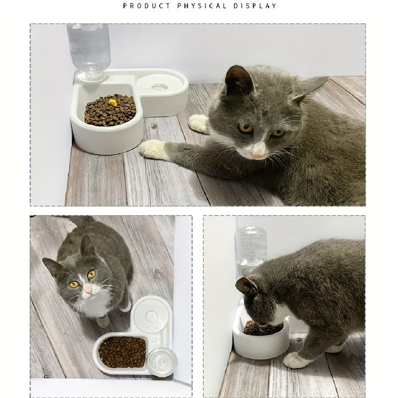 Convenient Cat Food And Water Dispenser