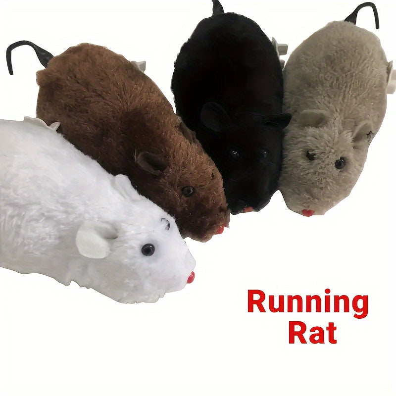 Interactive Plush Mouse Cat Toy