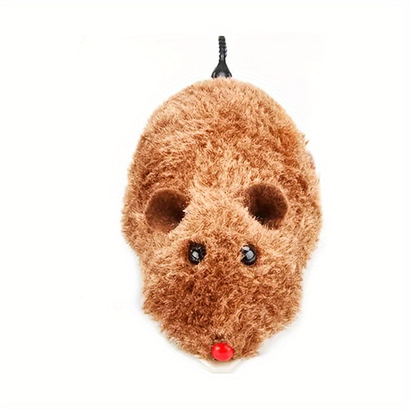 Interactive Plush Mouse Cat Toy