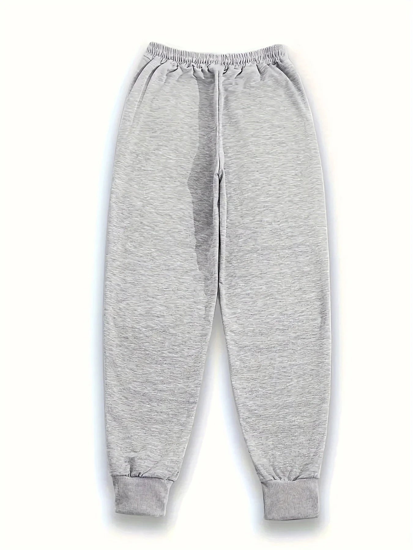 Elegant Cat Print Casual Pants