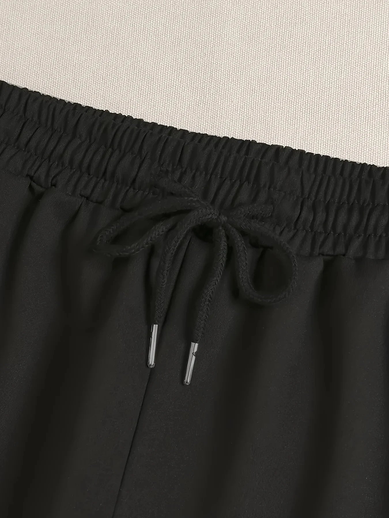 Elegant Cat Print Casual Pants