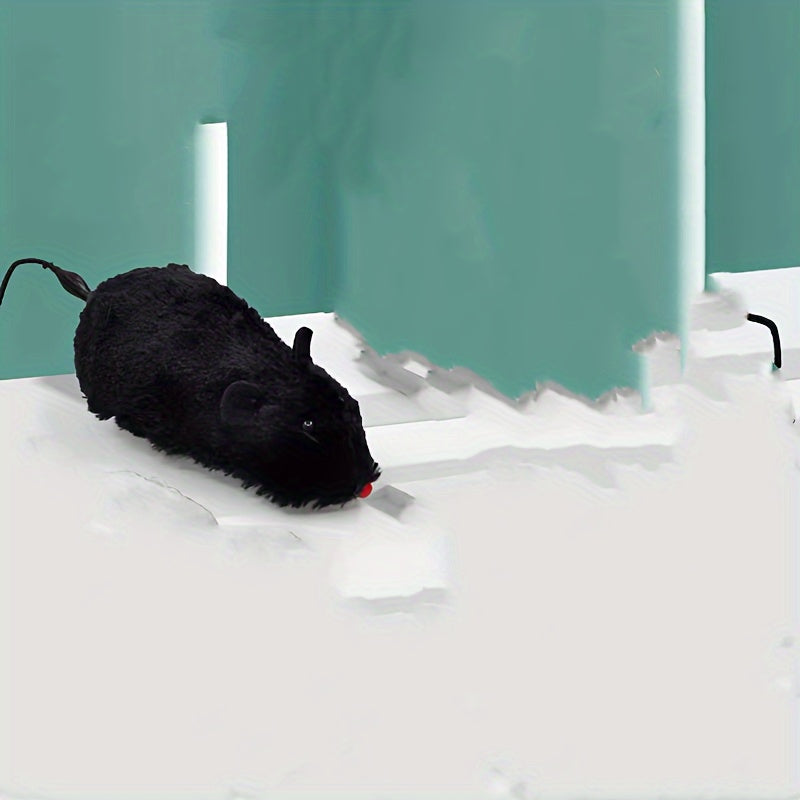 Interactive Plush Mouse Cat Toy